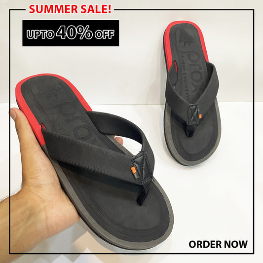 New Pr-x c Premium Quality Imported Black Slippers