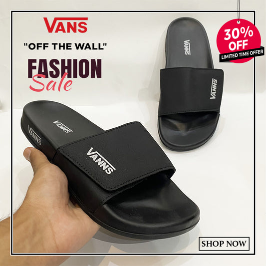 VANS All Black Permium Quality Slides Pro