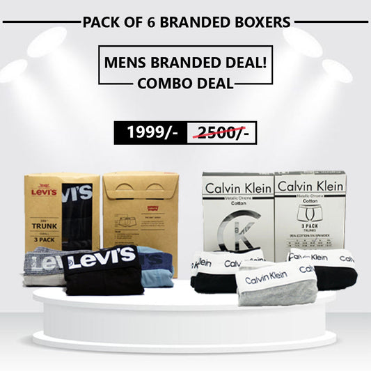 Branded Boxer Deal (Deal of 6 boxers)