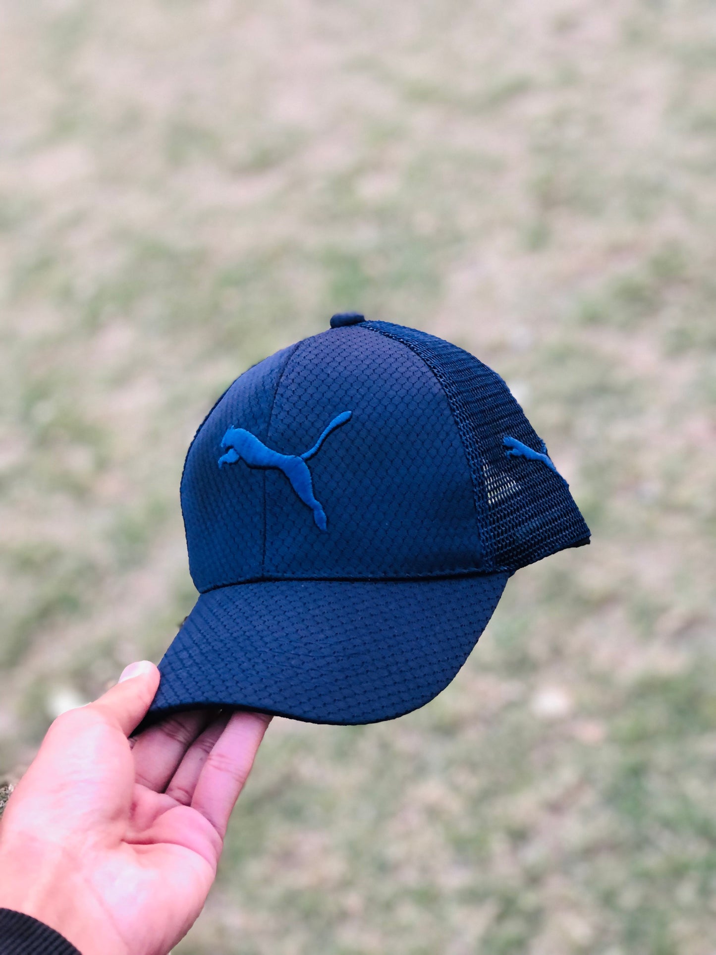 New Puma Blue Stylish Imported Net cap