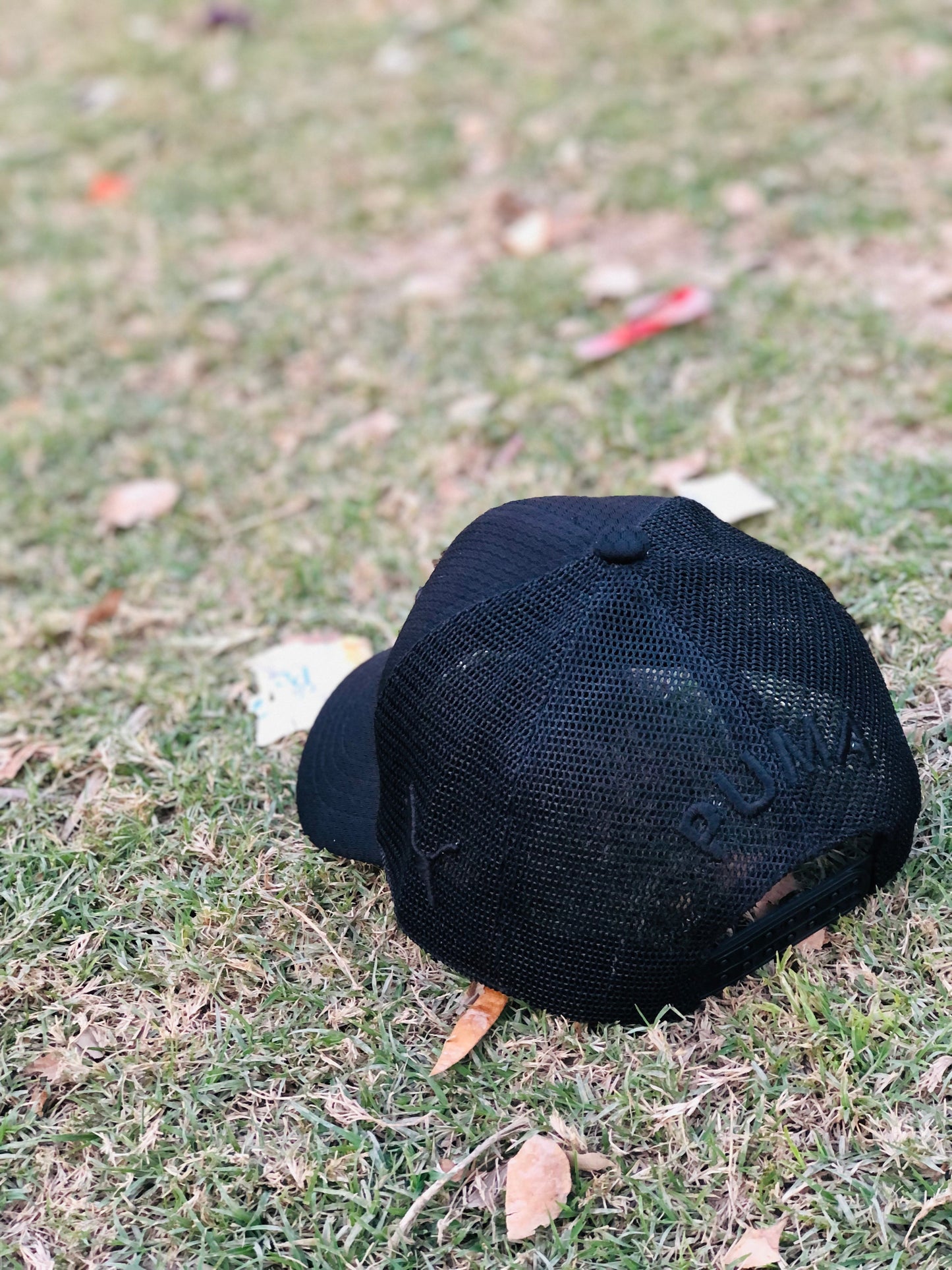 New Puma Black Imported Net Cap