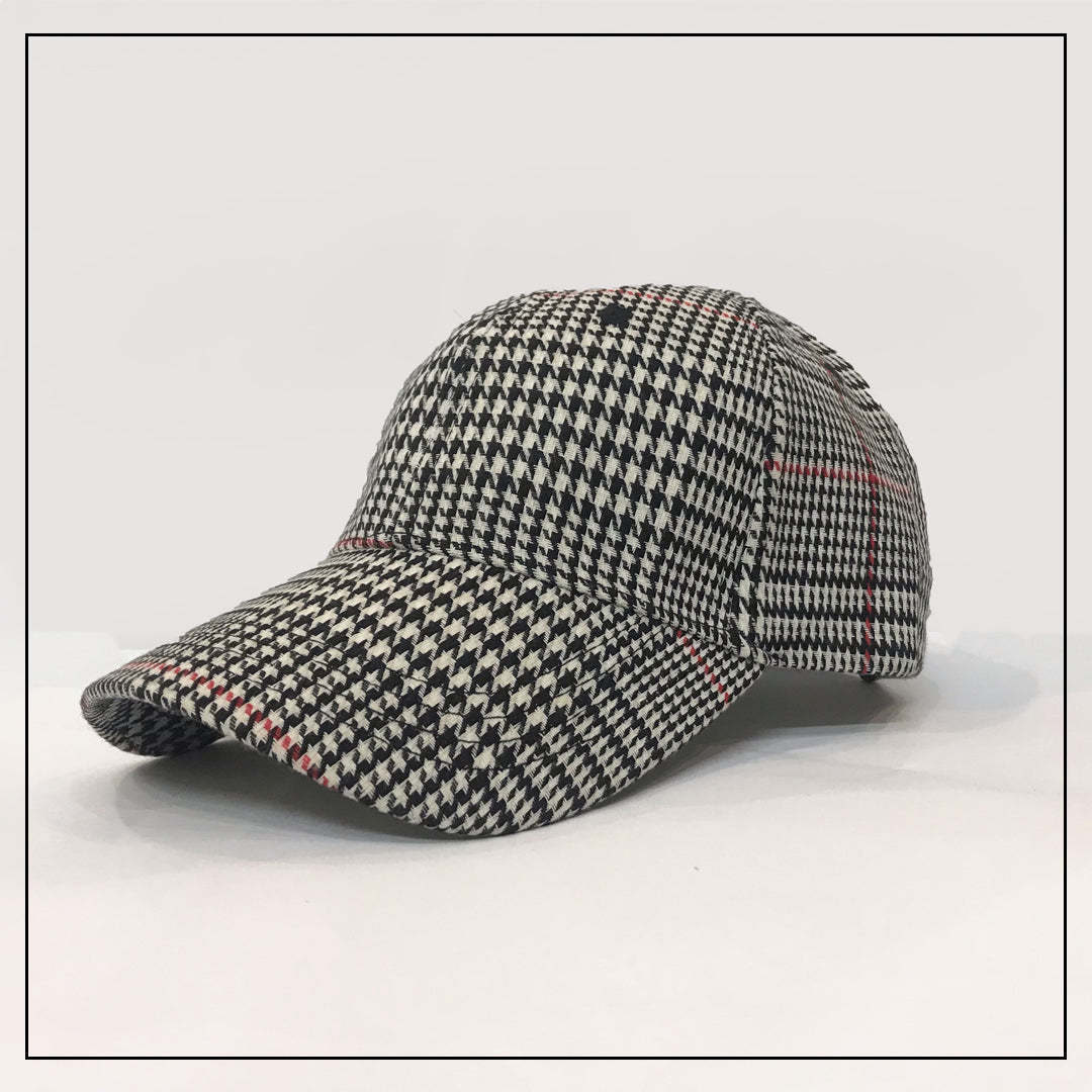 Blackish Check Stylish Cap DD-15